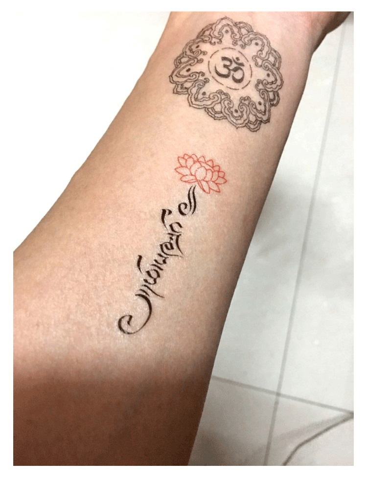 Diseño de tatuaje tibetano 1