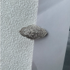 Anillo de plata hueca hecho a mano joyería nuosu yunnan plaza