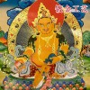 Tanka tibetano del Dios de la Riqueza Amarillo – Thangka Jambhala