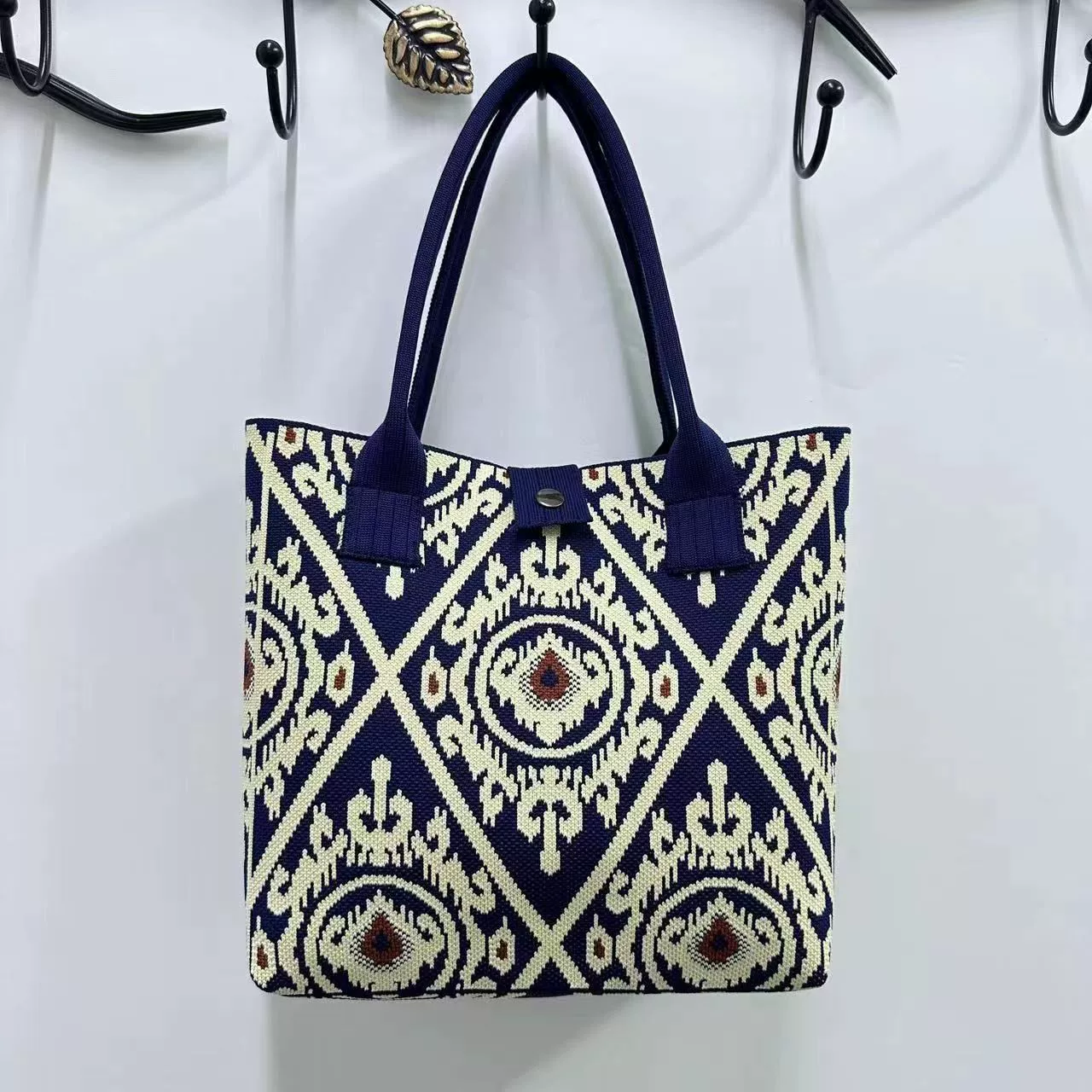 Bolso de hombro uigur atlas de gran capacidad – bolso xinjiang