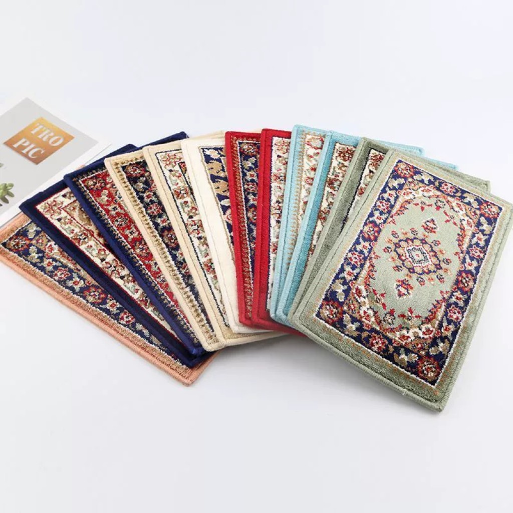 Alfombra rectangular decorativa de varios tamaños – tapete uigur