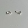 Pendientes de plata aro minimalista artesanal Yunnan Plaza 1