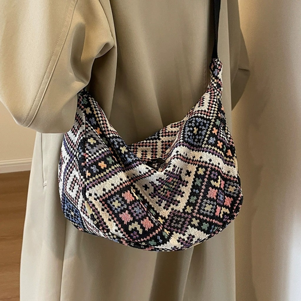 Bandolera tejida ligera bolso tai de Xishuangbanna