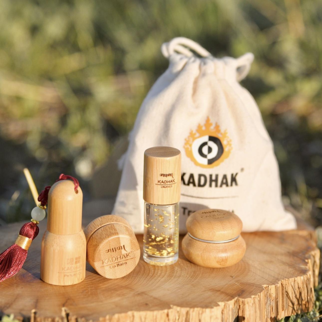 Set de cuidado facial tibetano con crema, cacao de Yak
