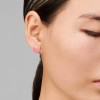 Pendientes de plata del lago Yamdrok de rodonita Tíbet Plaza