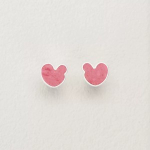 Pendientes de plata del lago Yamdrok de rodonita