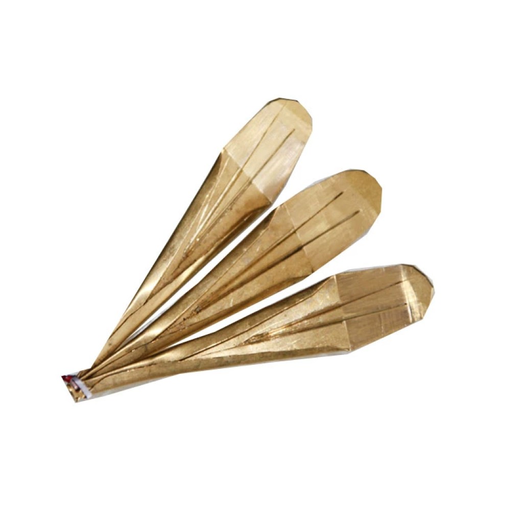 Arpa de boca de cobre artesanal con estuche - instrumento musical nuosu