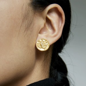 Pendientes de escorpión tibetano de plata - joya tibetana