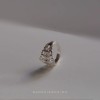 Anillo de plata diseño floral ajustable inspirado en joyas de Liangshan Yunnan 2