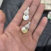 Pendientes de plata y nácar – diseño artesanal nuosu