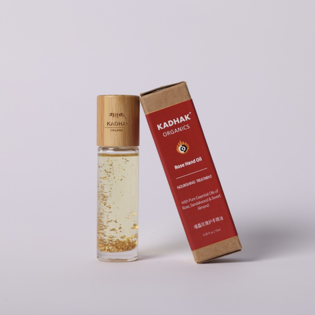 Aceite de rosas para manos Kadhak hidratante con aceites esenciales