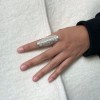 Anillo de plata con diseño nuosu – anillo artesanal armadura