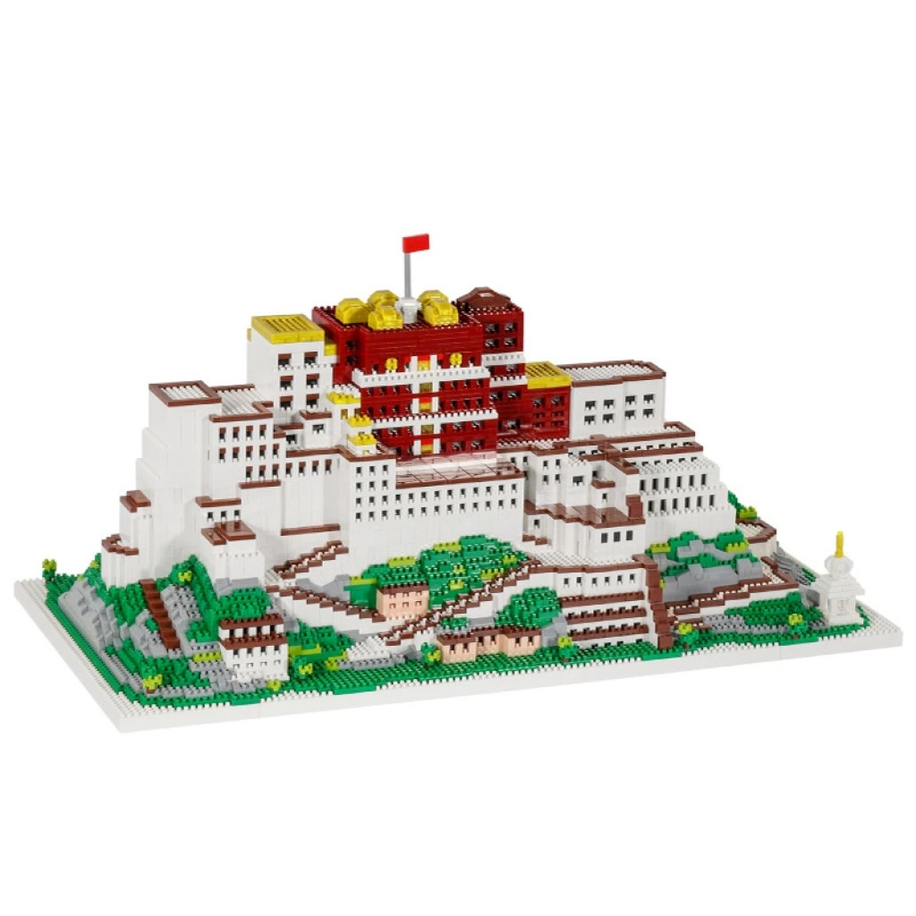 Maqueta del Palacio de Potala tipo Lego 4902 piezas – arquitectura tibetana