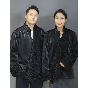 Chaqueta tibetana de invierno con forro térmico – estilo tradicional Tíbet