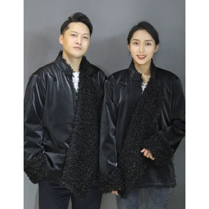 Chaqueta tibetana de invierno con forro térmico – estilo tradicional Tíbet