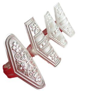 Anillos de plata Yi de Liangshan anillo tradicional artesanal Soma